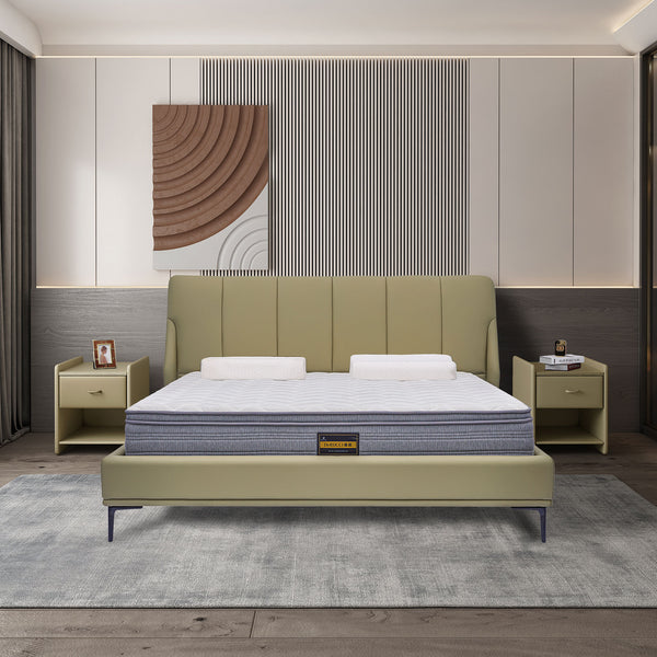 DeRUCCI Bed Freame Half-leather BCA1 - 023
