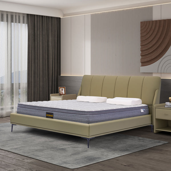 DeRUCCI Bed Freame Half-leather BCA1 - 023