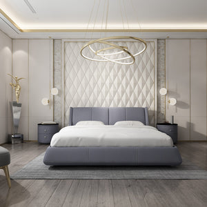 DeRucci Full-leather Bed Frame BZZ4 - 097